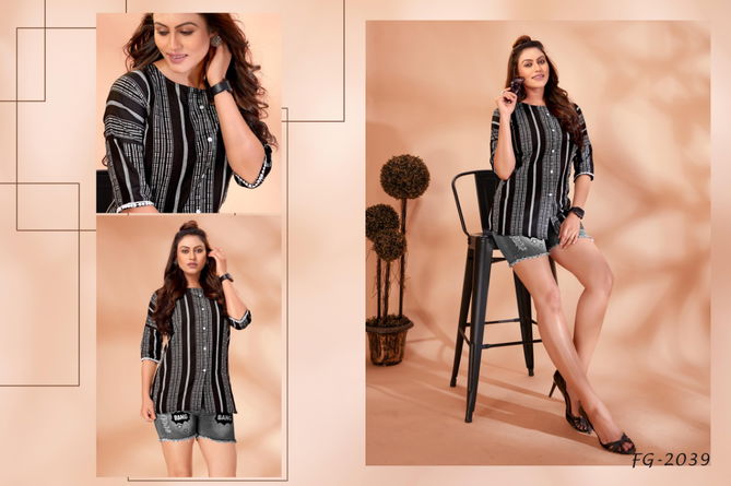 Fg Paris 1 Fancy Designer Western Wear Stylish Fancy Top Collection